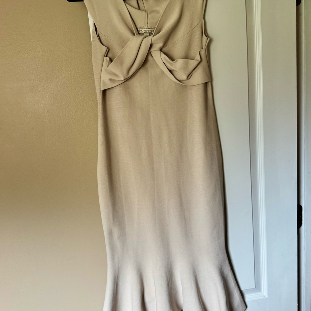 Eva Mendes for New York & Company Cream Midi Dress